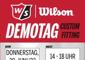 Wilson Demotag in Hürth auf der Golfanlage TinCup am 30.06.2022 von 14:00 bis 18:00 Uhr